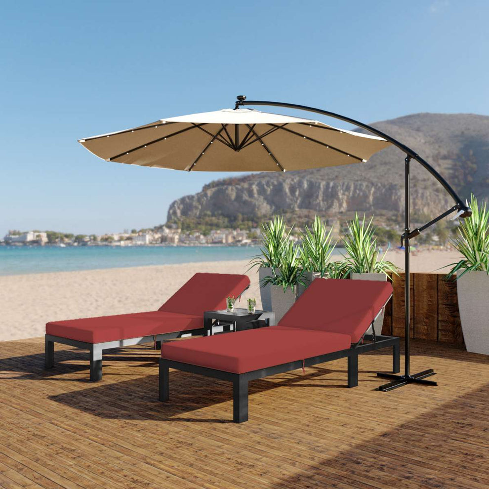 LeisureMod Chelsea Modern Outdoor Chaise Lounge Chair With Cushions | Outdoor Chaise Lounges | Modishstore - 19
