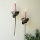 Set Of Two Metal Wall Taper Candle Holders (Min 2) By Kalalou