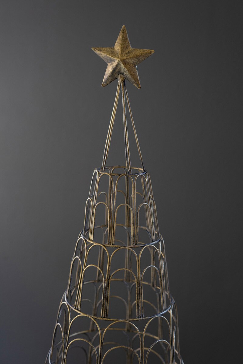 Kalalou Christmas Tree Card Holder