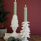 Set Of Two Poly Resin Christmas Tree Candle Holders (Min 2) By Kalalou