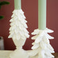 Set Of Two Poly Resin Christmas Tree Candle Holders (Min 2) By Kalalou