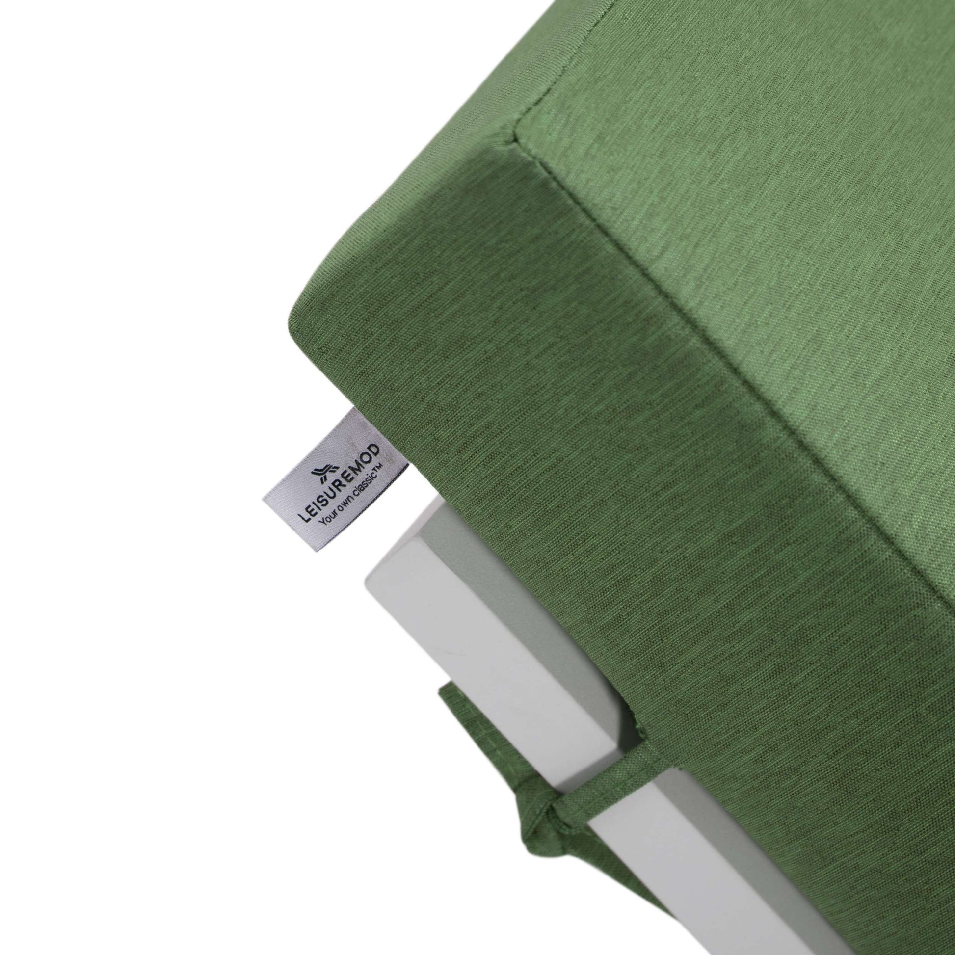 LeisureMod Chelsea Modern Outdoor White Chaise Lounge Chair With Side Table & Cushions | Outdoor Chaise Lounges | Modishstore - 5