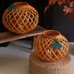 Set Of Two Willow Pumpkin Lanterns By Kalalou
