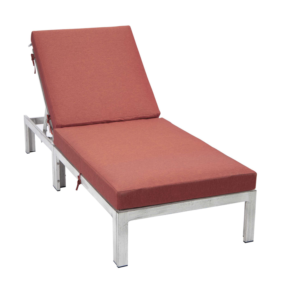 LeisureMod Chelsea Modern Outdoor Weathered Grey Chaise Lounge Chair With Cushions | Outdoor Chaise Lounges | Modishstore - 16