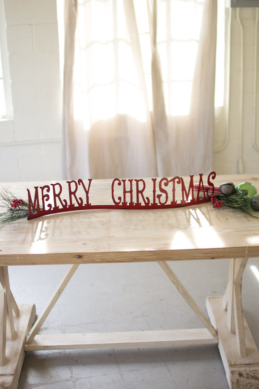 Tabletop Or Mantle Merry Christmas (Min 2) By Kalalou | Ornaments | Modishstore