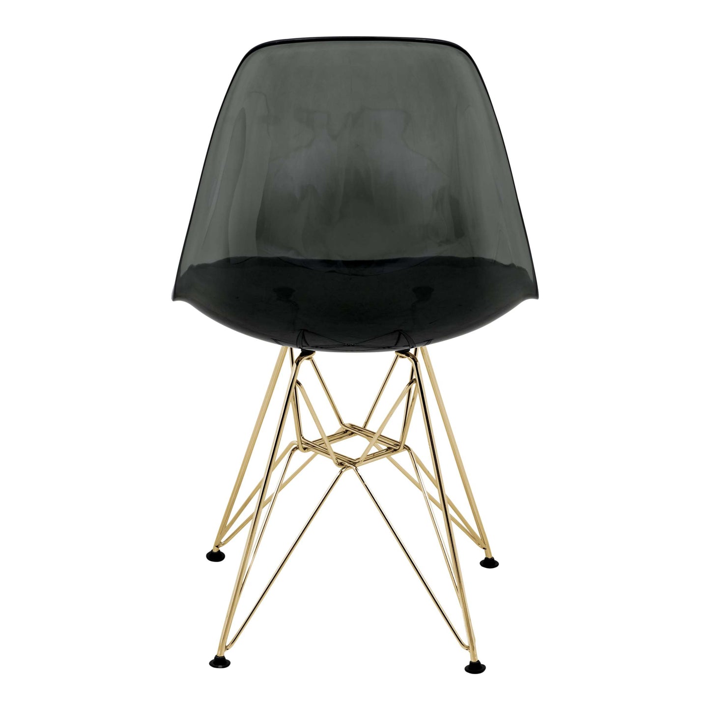 LeisureMod Cresco Molded Eiffel Side Chair with Gold Base - CR19TBLG | Dining Chairs | Modishstore - 7