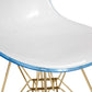 LeisureMod Cresco Molded 2-Tone Eiffel Side Chair with Gold Base - CR19WBUG | Dining Chairs | Modishstore - 7