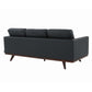 LeisureMod Chester Modern Leather Sofa With Birch Wood Base | Sofas | Modishstore - 22