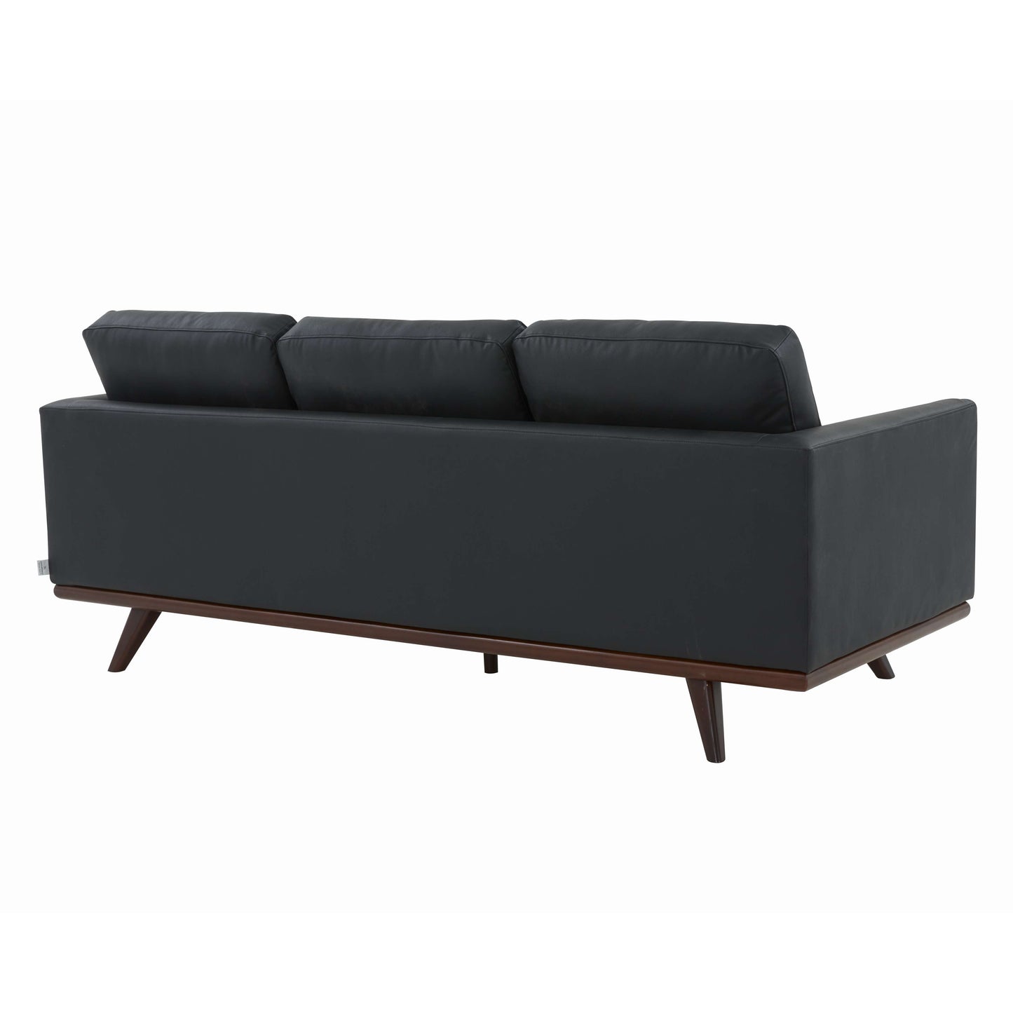 LeisureMod Chester Modern Leather Sofa With Birch Wood Base | Sofas | Modishstore - 22