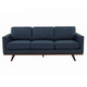 LeisureMod Chester Modern Leather Sofa With Birch Wood Base | Sofas | Modishstore - 8