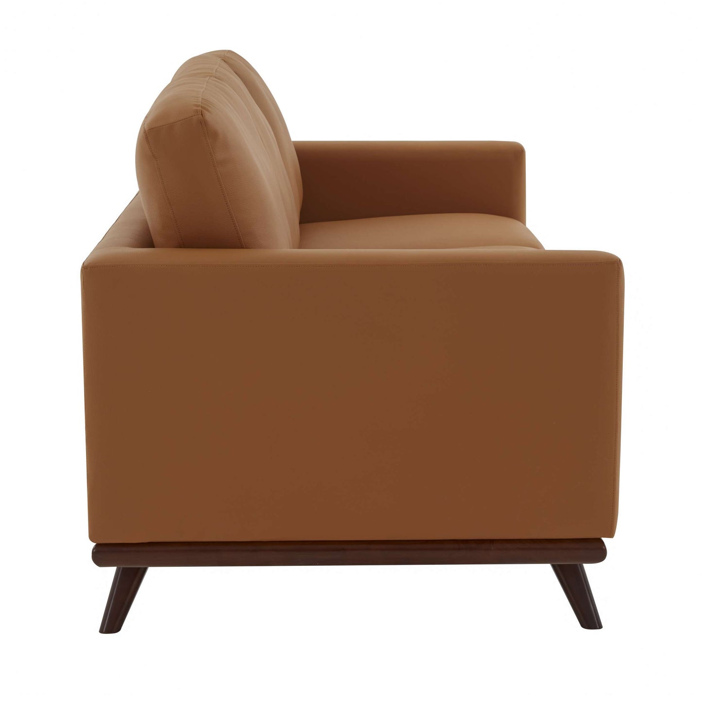 LeisureMod Chester Modern Leather Sofa With Birch Wood Base | Sofas | Modishstore - 29
