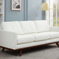 LeisureMod Chester Modern Leather Sofa With Birch Wood Base | Sofas | Modishstore