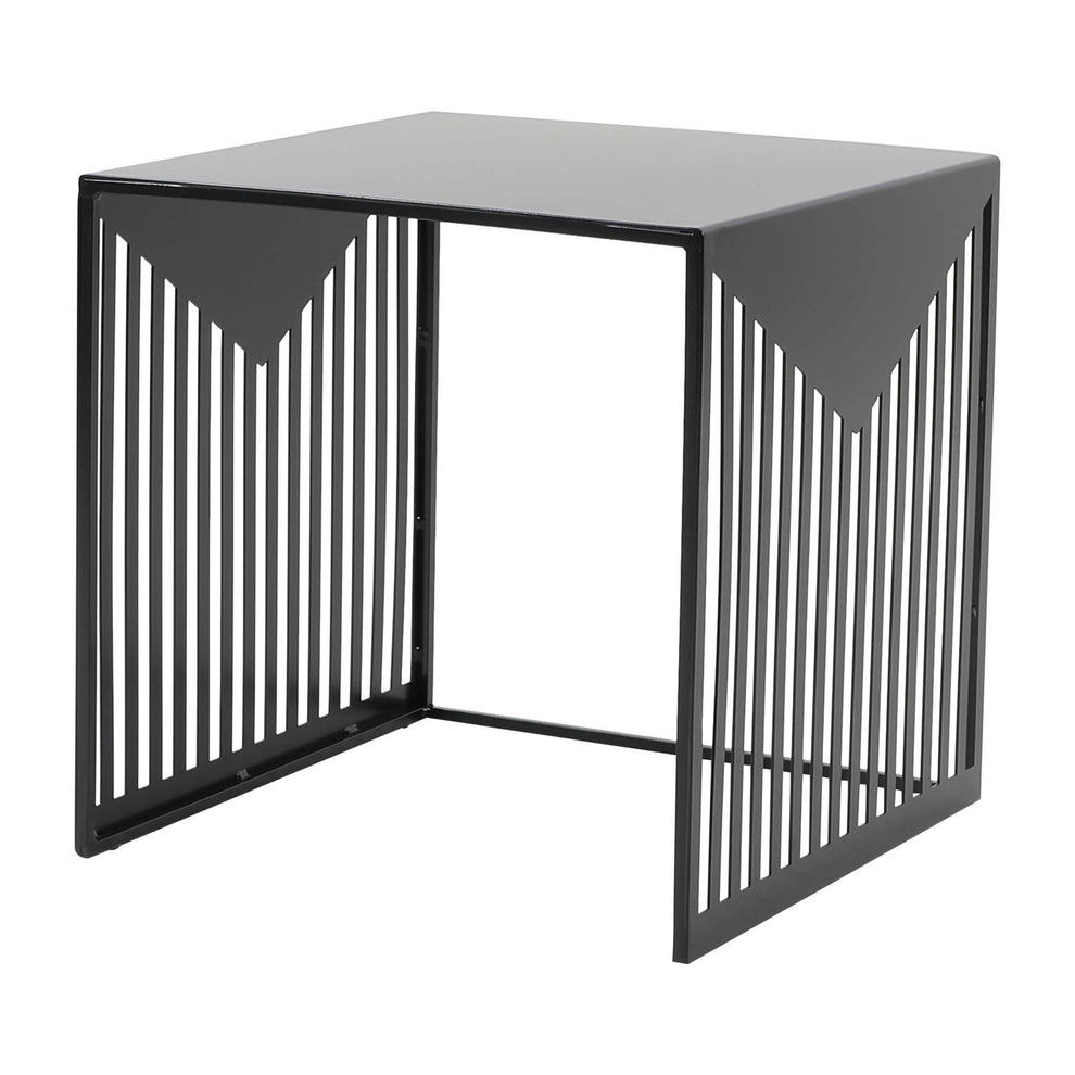 LeisureMod Cisco Modern Square Steel Side Table with Powder Coated Finish | Side Tables | Modishstore - 6