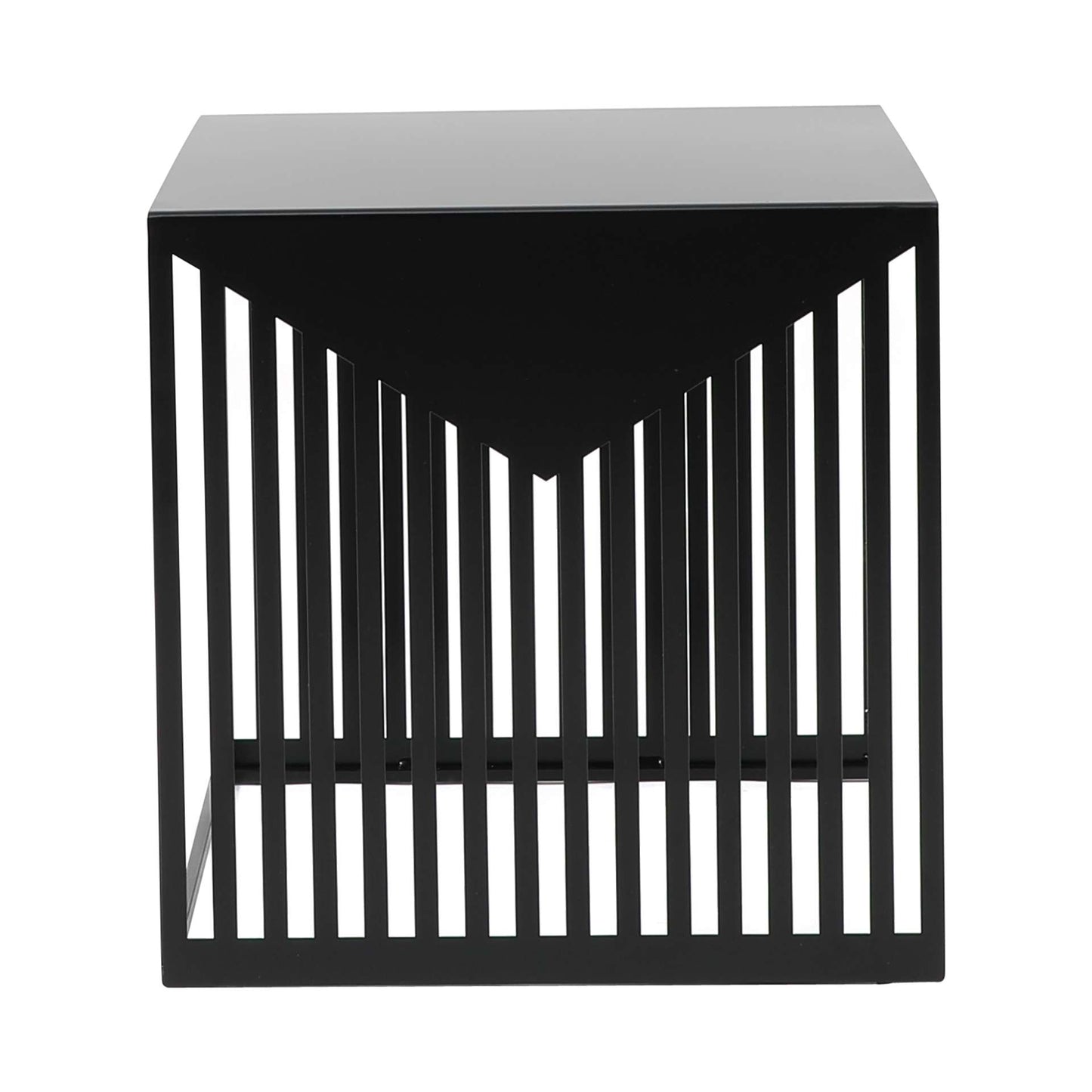 LeisureMod Cisco Modern Square Steel Side Table with Powder Coated Finish | Side Tables | Modishstore - 9