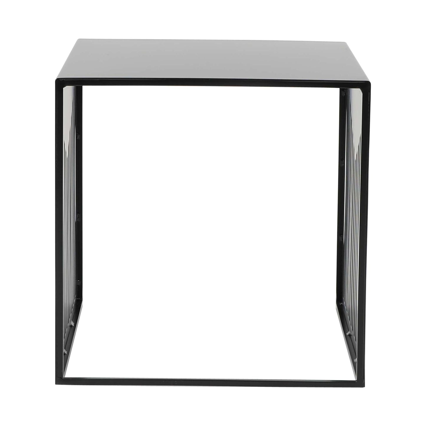 LeisureMod Cisco Modern Square Steel Side Table with Powder Coated Finish | Side Tables | Modishstore - 8