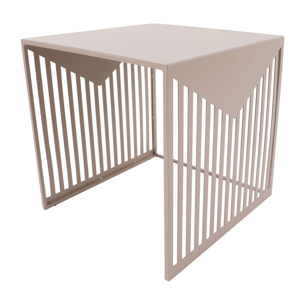 LeisureMod Cisco Modern Square Steel Side Table with Powder Coated Finish | Side Tables | Modishstore - 28
