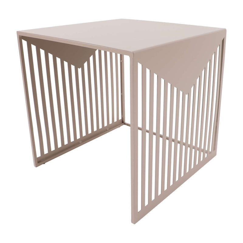 LeisureMod Cisco Modern Square Steel Side Table with Powder Coated Finish | Side Tables | Modishstore - 28