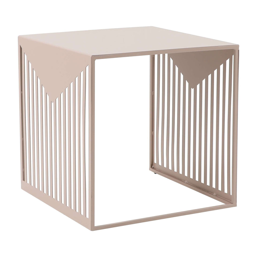 LeisureMod Cisco Modern Square Steel Side Table with Powder Coated Finish | Side Tables | Modishstore - 25