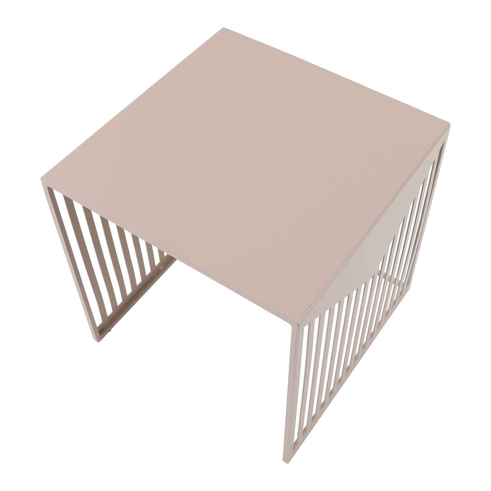 LeisureMod Cisco Modern Square Steel Side Table with Powder Coated Finish | Side Tables | Modishstore - 27