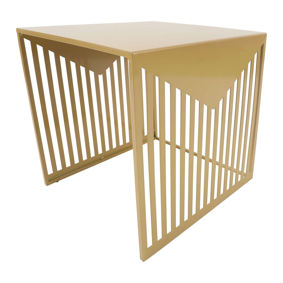 LeisureMod Cisco Modern Square Steel Side Table with Powder Coated Finish | Side Tables | Modishstore - 36