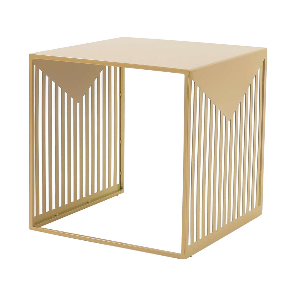 LeisureMod Cisco Modern Square Steel Side Table with Powder Coated Finish | Side Tables | Modishstore - 32