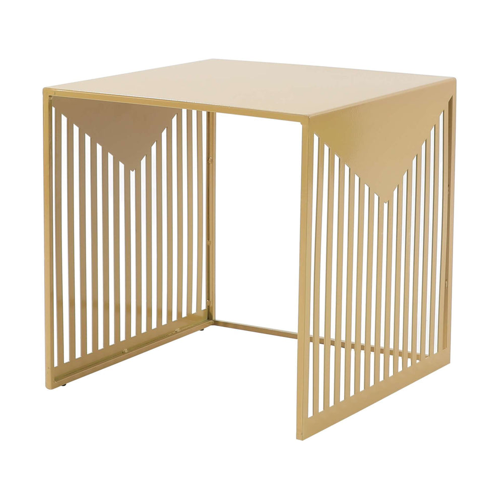LeisureMod Cisco Modern Square Steel Side Table with Powder Coated Finish | Side Tables | Modishstore - 34