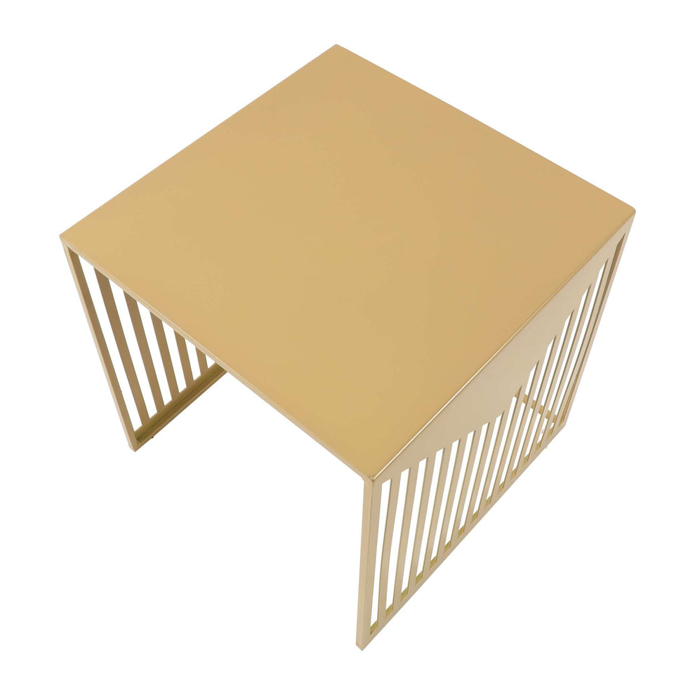 LeisureMod Cisco Modern Square Steel Side Table with Powder Coated Finish | Side Tables | Modishstore - 35