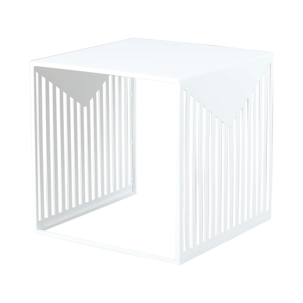 LeisureMod Cisco Modern Square Steel Side Table with Powder Coated Finish | Side Tables | Modishstore - 13
