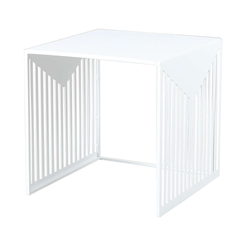 LeisureMod Cisco Modern Square Steel Side Table with Powder Coated Finish | Side Tables | Modishstore - 15