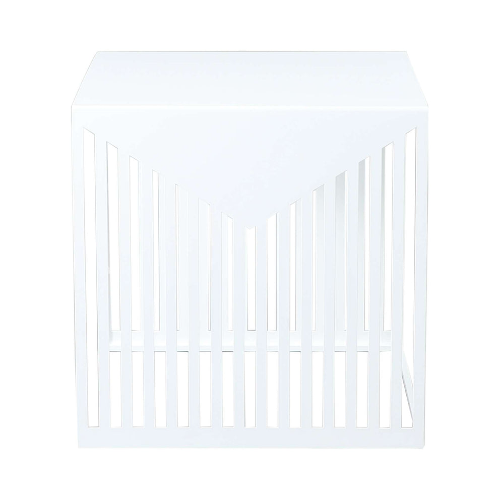 LeisureMod Cisco Modern Square Steel Side Table with Powder Coated Finish | Side Tables | Modishstore - 14