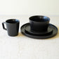 Set Of Four Black Ceramic Mugs (Min 2) By Kalalou | Drinkware | Modishstore - 2