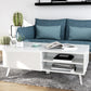 Altus 43" Coffee Table Gloss White By Anderson Teak | Coffee Tables | Modishstore - 6