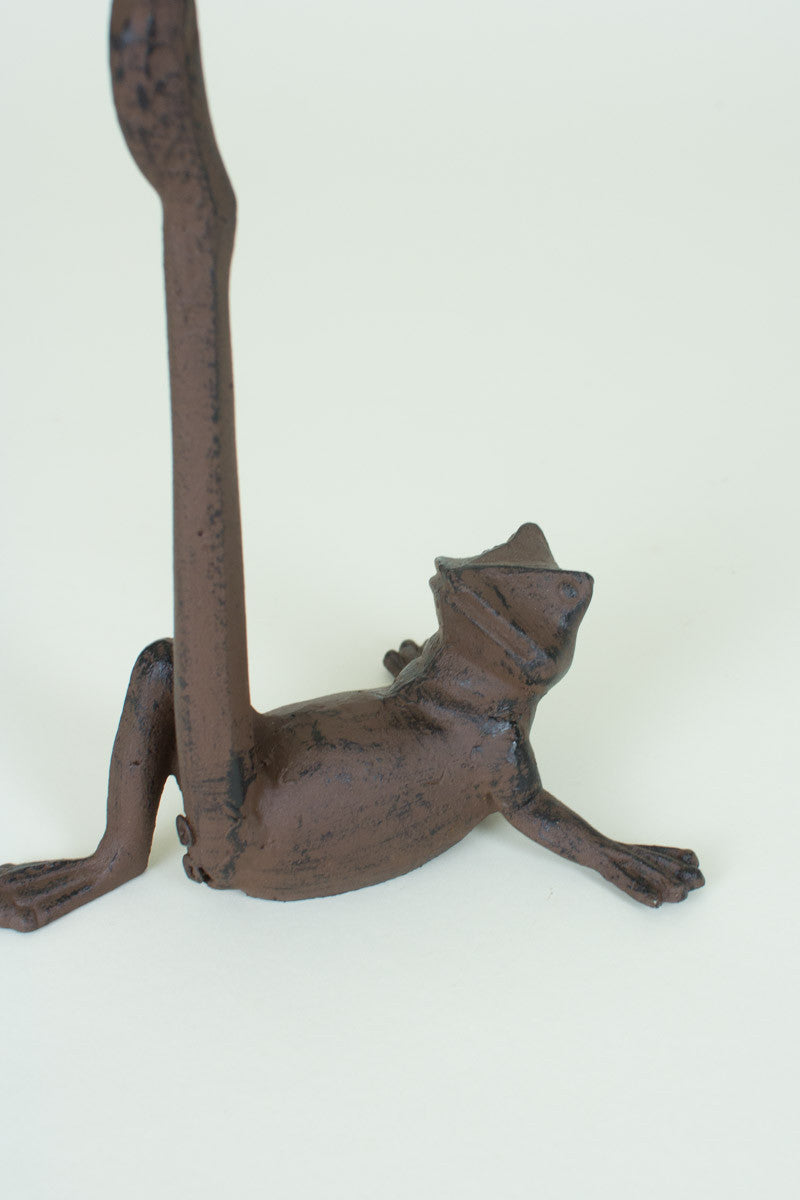 Cast Iron Frog Paper Towel Holder (Min 2) By Kalalou | Holiday | Modishstore - 5