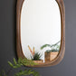 Carved Wooden Framed Mirror By Kalalou | Mirrors | Modishstore