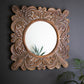 Carved Fleur De Lis Framed Mirror By Kalalou | Mirrors | Modishstore