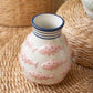 Set Of Two Ceramic Vases With Fish - One Each By Kalalou