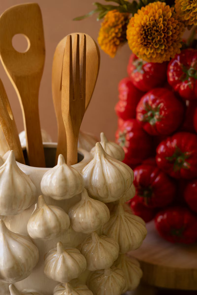 Ceramic Vase - Garlic By Kalalou