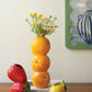 Set Of Three Ceramic Bud Vases - Orange, Strawberry And Lemon (Min 2) By Kalalou