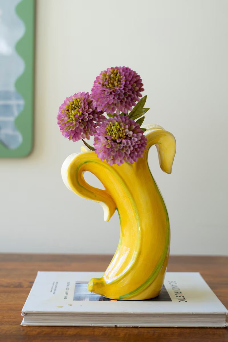 Ceramic Banana Vase (Min 2) By Kalalou
