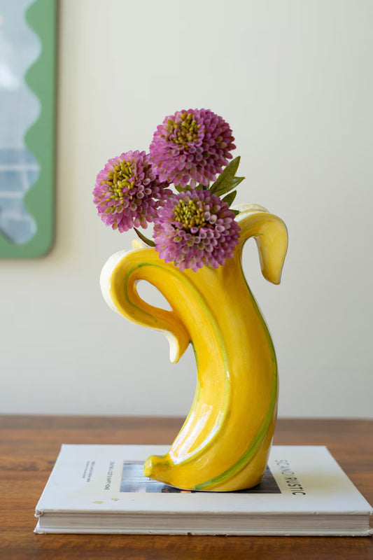 Ceramic Banana Vase (Min 2) By Kalalou