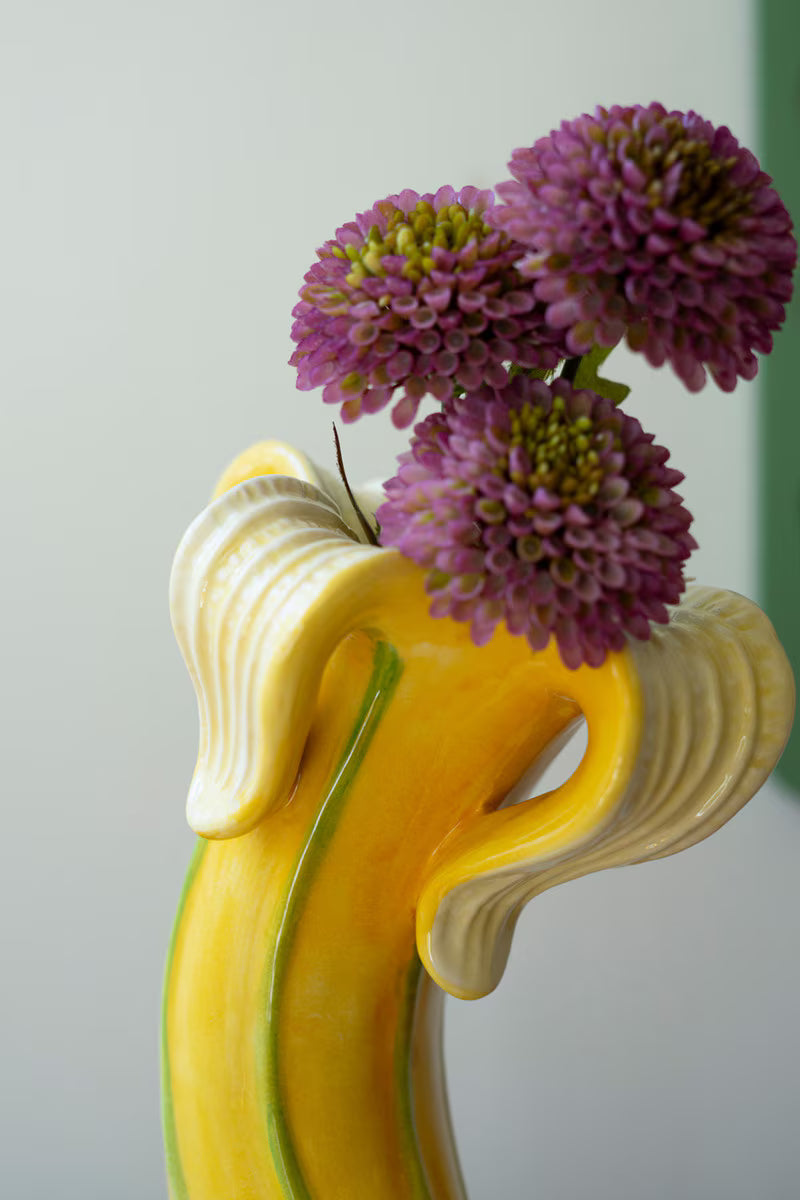Ceramic Banana Vase (Min 2) By Kalalou