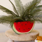 Ceramic Watermelon Slice Planter By Kalalou