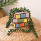 Ceramic Game Cube Bud Vase By Kalalou