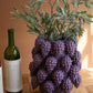 Ceramic Grapes Vase By Kalalou