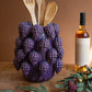 Ceramic Grapes Vase By Kalalou