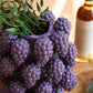 Ceramic Grapes Vase By Kalalou