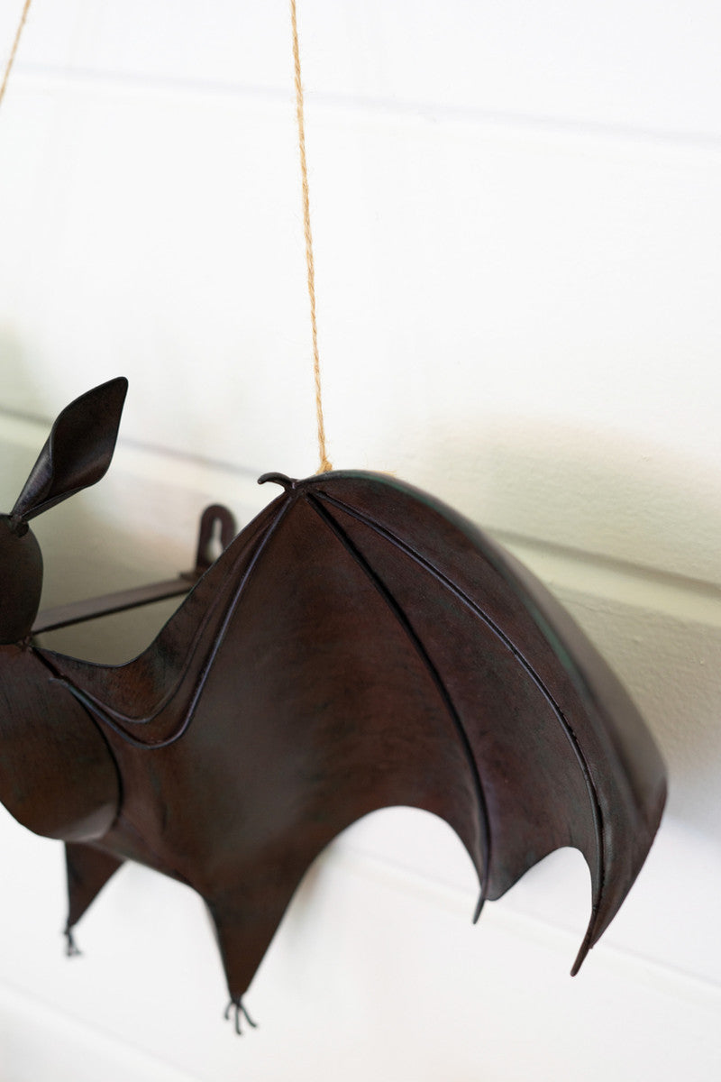 Painted Metal Bat Door Halloween Door Hanger (Min 2) By Kalalou | Ornaments | Modishstore - 3