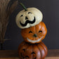 Painted Metal Halloween Stacking Jack-O-Lanterns By Kalalou