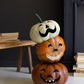 Painted Metal Halloween Stacking Jack-O-Lanterns By Kalalou