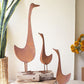 Set Of Three Rustic Metal Geese By Kalalou